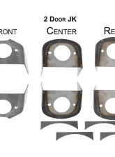 Rust Buster Body Mount Bracket Kit Jeep Wrangler JK 2-Door 2007-2018                                     - RB5056 - Image 7