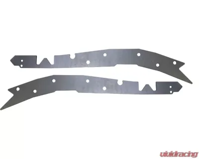Rust Buster Raw .125" Rear Frame Stiffeners Pair Steels Toyota Tacoma 1995-2004 - RB7100