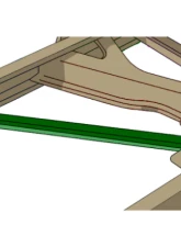 Rust Buster Frame Repair Rear Forward Spare Tire Crossmember Support  Frameworks                                     - RB7332 - Image 8