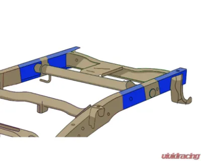 Rust Buster Frame Repair Ext Cab 6.5ft Bed Rear Frame Section Right  FrameworksChevrolet Silverado 1500|GMC Sierra 2007-2013 - RB7334R