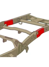 Rust Buster Frame Repair Ext Cab Over Axle Frame Section - Left  FrameworksChevrolet Silverado 1500|GMC Sierra 2007-2013                                     - RB7335L - Image 10