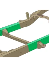 Rust Buster Frame Repair Ext Cab Center Frame Section - Right  FrameworksChevrolet Silverado 1500|GMC Sierra 2007-2013                                     - RB7338R - Image 6