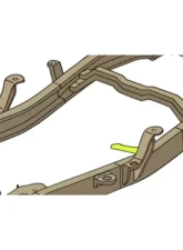 Rust Buster Fuel Tank Support Bracket Chevrolet S10 | GMC Sonoma 1994-2004                                     - RB7616 - Image 4