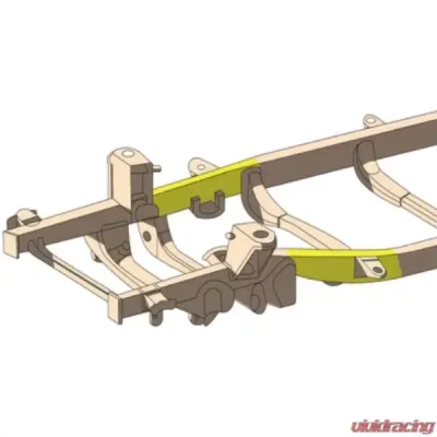 Rust Buster Front Frame Repair Kit Passenger Side Toyota 4Runner 1996-2002 - RB8414R