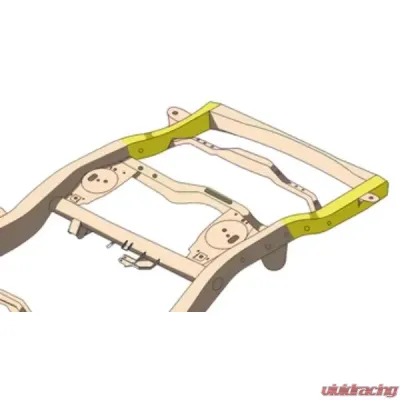 Rust Buster Rear Frame Repair Kit Passenger Side Toyota 4Runner 2003-2009 - RB8419R