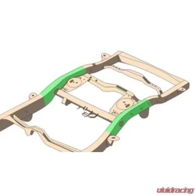 Rust Buster Over-the-Axle Frame Repair Kit Passenger Side Toyota 4Runner | Toyota FJ Cruiser 2003-2014 - RB8420R