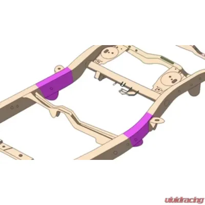 Rust Buster Mid Frame Repair Kit Driver Side Toyota 4Runner | Toyota FJ Cruiser 2003-2014 - RB8421L