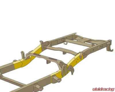 Rust Buster Rear Mid Frame Repair Kit - Driver Side (Left) Chevrolet Silverado | GMC Sierra 1500 Extended Cab 2007-2013 - RB7336L