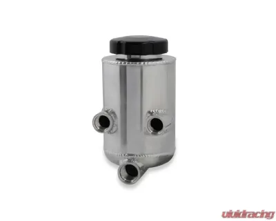 Holley Universal Power Steering Remote Reservoir - Polished Aluminum - 198-211