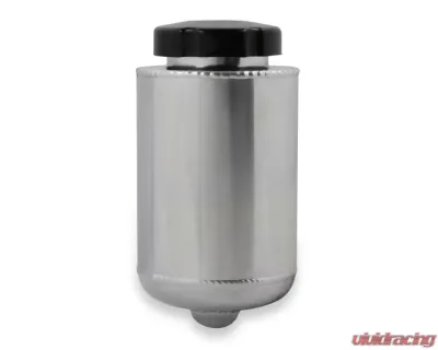 Holley Universal Power Steering Remote Reservoir - Polished Aluminum - 198-211