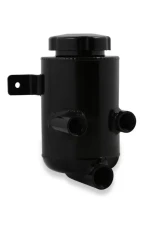 Holley Universal Power Steering Remote Reservoir w/ Bracket - Black Aluminum                                     - 198-212 - Image 2