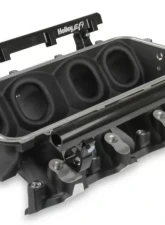 Holley EFI Base Manifold & Rails LS3 Lo-Ram Single Injector Top Feed Black Finish                                     - 300-670BK - Image 2