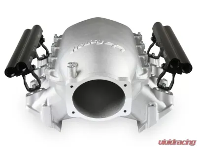 Holley EFI LS3 Lo-Ram Manifold Kit Dual Injector Top Feed Satin Finish - 300-683
