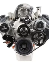 Holley Mid-Mount Complete Accessory System Gen III Hemi Engine - VVT Natural Cast Finish                                     - 20-291 - Image 14