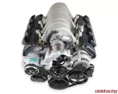 Holley Mid-Mount Complete Accessory System Gen III Hemi Engine - VVT Natural Cast Finish - 20-291