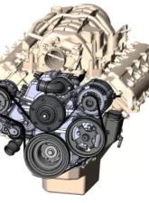 Holley Mid-Mount Complete Accessory System Gen III Hemi Engine - VVT Black Cast Finish                                     - 20-291BK - Image 17