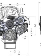 Holley Mid-Mount Complete Accessory System Gen III Hemi Engine - VVT Black Cast Finish                                     - 20-291BK - Image 18
