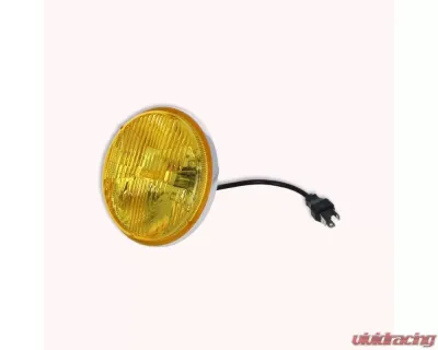 Retrobright LED Sealed 5.75In Round Yellow - LFRB105