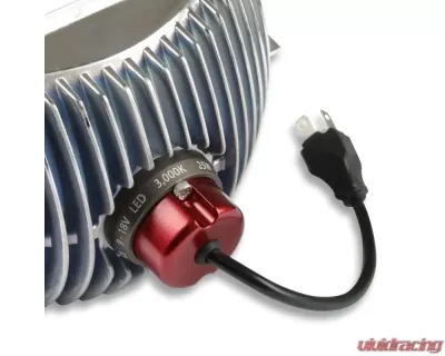 Retrobright LED Sealed Beam 5.75 Round Classic White 3000K - LFRB125