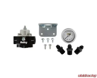 Holley Die Cast 4.5-9 psi Billet Bypass Fuel Pressure Regulator Kit - 12-840KIT