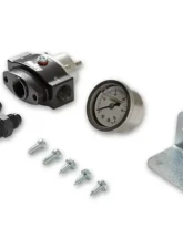 Holley Adjustable 4.5-9 psi Billet Bypass Fuel Pressure Regulator Kit                                     - 12-841KIT - Image 2