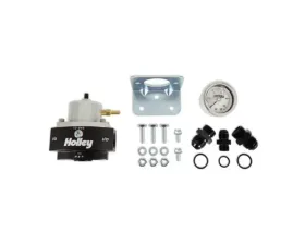 Holley EFI Die Cast 15-60 psi 8-AN Billet Bypass Fuel Pressure Regulator Kit
