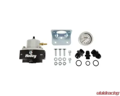 Holley EFI Die Cast 15-60 psi 8-AN Billet Bypass Fuel Pressure Regulator Kit - 12-846KIT