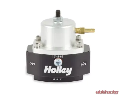 Holley EFI Die Cast 15-60 psi 8-AN Billet Bypass Fuel Pressure Regulator Kit - 12-846KIT