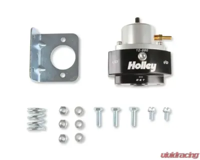 Holley Adjustable 4-65 psi 6-AN Billet Bypass Regulator Kit - 12-880KIT