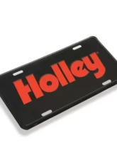 Holley 12" x 6" High Gloss Graphics On Embossed Aluminum License Plate                                     - 36-525 - Image 4