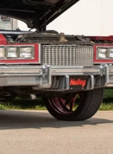 Holley 12" x 6" High Gloss Graphics On Embossed Aluminum License Plate                                     - 36-525 - Image 4