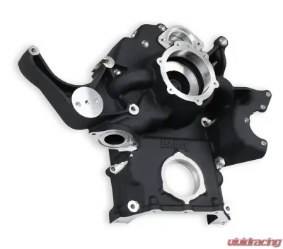 Holley Replacement Timing Cover - Black - 97-373