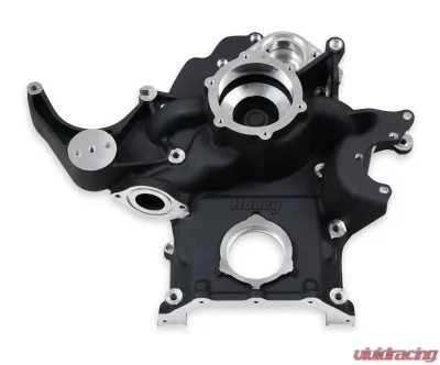 Holley Replacement Timing Cover - Black - 97-373