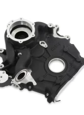 Holley Black Water Pump Manifold Timing Cover Ford 7.3L Godzilla Engine                                     - 97-418 - Image 6