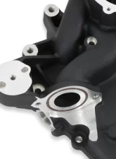 Holley Black Water Pump Manifold Timing Cover Ford 7.3L Godzilla Engine                                     - 97-418 - Image 3