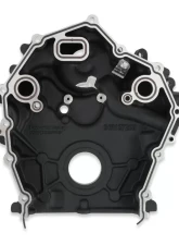 Holley Black Water Pump Manifold Timing Cover Ford 7.3L Godzilla Engine                                     - 97-418 - Image 4