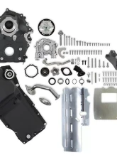 Holley High-Mount Accessory Drive with Holley Oiling System Base Kit - Black Ford 7.3L Godzilla Engines 2020+                                     - 20-320BK - Image 13