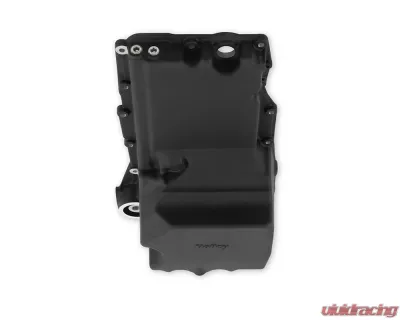 Holley High-Mount Accessory Drive with Holley Oiling System Base Kit - Black Ford 7.3L Godzilla Engines 2020+ - 20-320BK