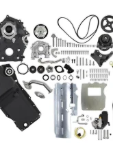 Holley High-Mount Accessory Drive with Holley Oiling System Complete Kit - Black Ford 7.3L Godzilla Engines 2020+                                     - 20-340BK - Image 13