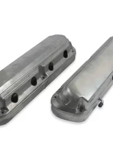 Holley 2-Piece Ford Style Natural Aluminum Valve Cover Chevrolet Gen III/IV LS                                     - 241-185 - Image 9