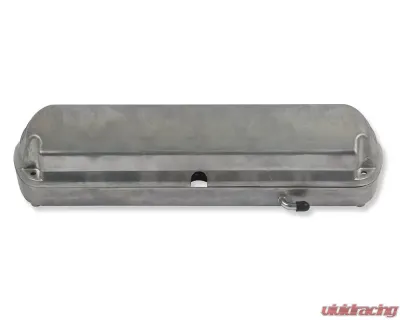 Holley 2-Piece Ford Style Natural Aluminum Valve Cover Chevrolet Gen III/IV LS - 241-185