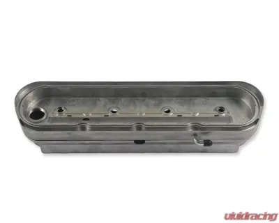 Holley 2-Piece Ford Style Natural Aluminum Valve Cover Chevrolet Gen III/IV LS - 241-185