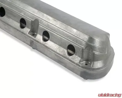 Holley 2-Piece Ford Style Natural Aluminum Valve Cover Chevrolet Gen III/IV LS - 241-185