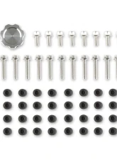 Holley 2-Piece Ford Style Natural Aluminum Valve Cover Chevrolet Gen III/IV LS                                     - 241-185 - Image 9
