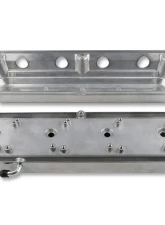 Holley 2-Piece Ford Style Polished Aluminum Valve Cover Chevrolet Gen III/IV LS                                     - 241-186 - Image 5