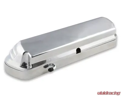 Holley 2-Piece Ford Style Polished Aluminum Valve Cover Chevrolet Gen III/IV LS - 241-186