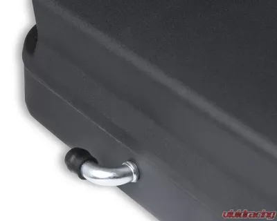Holley 2-Piece Ford Style Natural Satin Black Valve Cover Chevrolet Gen III/IV LS - 241-187