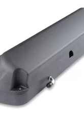 Holley 2-Piece Ford Style Natural Satin Black Valve Cover Chevrolet Gen III/IV LS                                     - 241-187 - Image 8