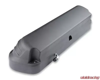 Holley 2-Piece Ford Style Natural Satin Black Valve Cover Chevrolet Gen III/IV LS - 241-187