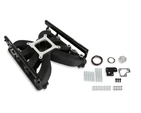 Holley Black Single Plane Intake Manifold Chrysler Gen III Hemi EFI 5.7/6.1/6.4L 2005-2023